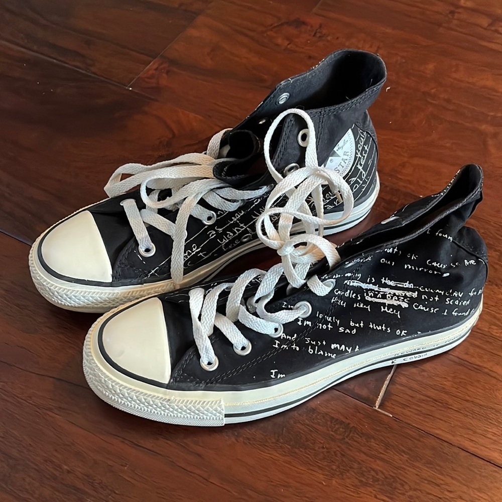 Limited edition Kurt cobain converse